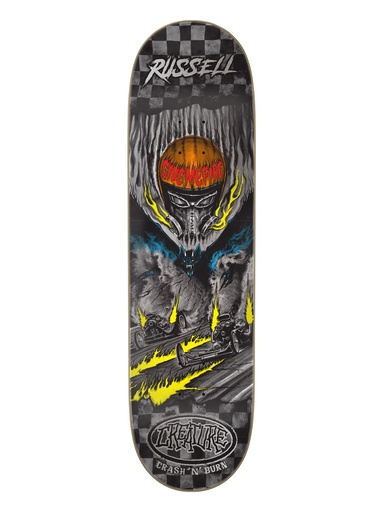 [ilu-skate-decks-creature-crash-and-burn-chris-russell-8-51] Creature Crash And Burn Chris Russell 8.51"