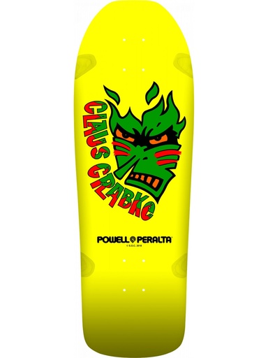 [ilu-skate-decks-powell-peralta-claus-grabke-yellow-reissue-claus-grabke-10-25] Powell Peralta Claus Grabke Yellow Reissue Claus Grabke 10.25"