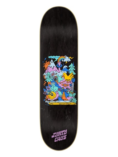 [ilu-skate-decks-santa-cruz-skate-like-a-girl-black-8-0] Santa Cruz Skate Like A Girl Black 8.0"